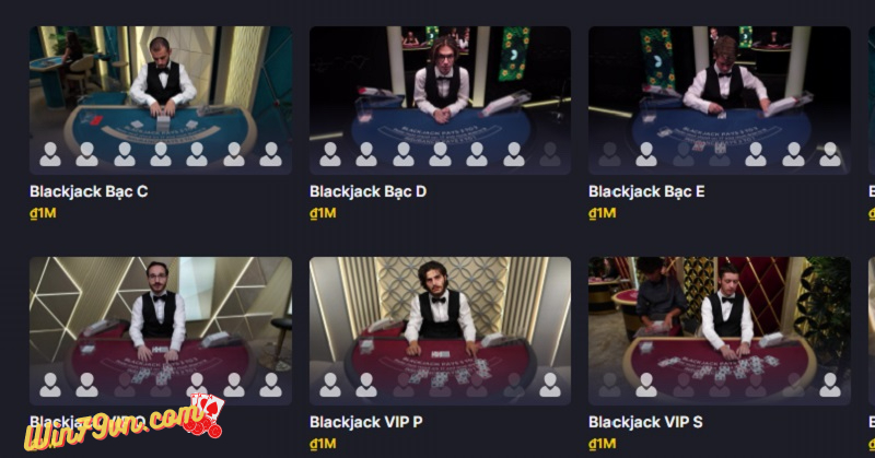 Game bài BlackJack cực chất tại Live Casino