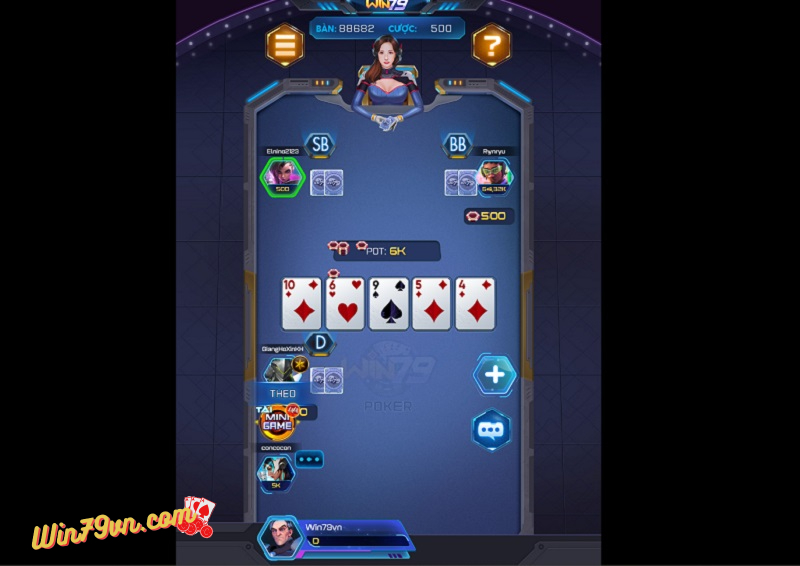 Hướng dẫn cách chơi Poker đúng chuẩn tại cổng game bài uy tín Win79